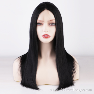 Aisi High wholesale hot sale short brown highlight for black women long straight soft cheap small lace hair synthetic wig